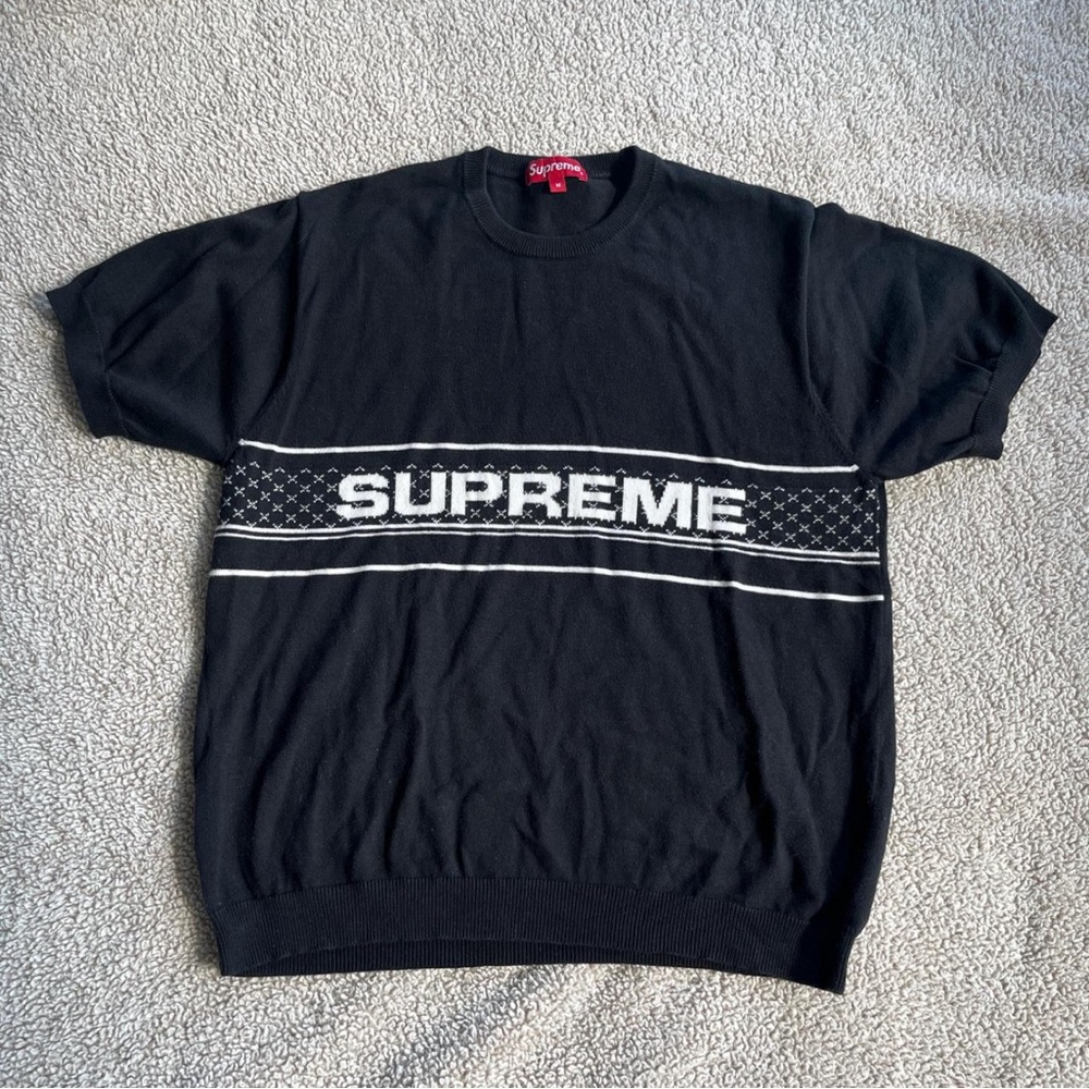 Supreme Knit Short Sleeve Sweater